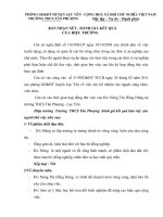 Nhan xet ket qua thu viec cua Hieu truong