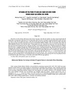 báo cáo khoa học đề tài SỬ DỤNG CHỈ THỊ PHÂN TỬ ADN XÁC ĐỊNH GEN MÙI THƠM TRONG CHỌN TẠO GIỐNG LÚA THƠM