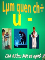 lam quen chu cai u-u