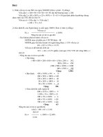 Bài giải quản trị ngân hàng phần 1