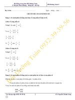 Chuyen de so sanh phan so