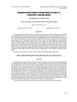báo cáo khoa học đề tài Hành vi người tiêu dùng đối với sản phẩm may mặc của Công ty may 10