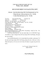 Don xin bo nhiem vao ngach cong chuc