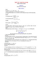 Thử sức trước kì thi - Đề 1 (THTT)