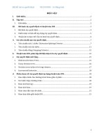 Tiểu luận môn Toán  khoa học máy tính Hệ hỗ trợ ra quyết định