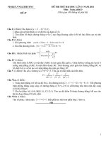 Đề 47 và đáp án