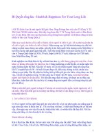 BÍ QUYẾT SỐNG LÂU