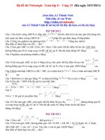 Đề thi violympic toán 8 vòng 15