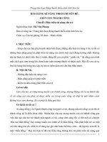 BÀI GIẢNG KĨ NĂNG THEO CHUYÊN ĐÊ: GIÚP CON THÀNH CÔNG