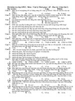 de kt 1 tiet vat ly lop 10 NC co dap an