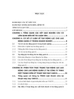 luận văn thạc sĩ  kinh tế lao động PHÂN TÍCH THỰC TRẠNG TẠO ĐỘNG LỰC LAO ĐỘNG CHO LAO ĐỘNG QUẢN LÝ TẠI CÔNG TY TNHH MỘT THÀNH VIÊN KỸ THUẬT MÁY BAY VAECO 33