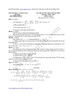 30 đền ôn thi ĐH môn toán