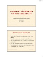 BÁO CÁO THỰC TẬP-VAI TRÒ CỦA TÀI CHÍNH ĐỐI VỚI PHÁT TRIỂN KINH TẾ