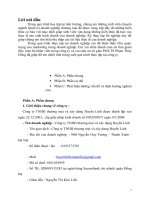 BÁO CÁO THỰC TẬP-Công ty TNHH thương mại và xây dựng Huyền Linh