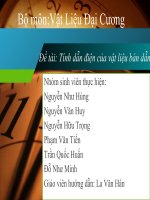 BÁO CÁO THỰC TẬP-Đề tài Tính dẫn điện của vật liệu bán dẫn