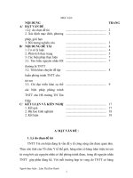 BÁO CÁO THỰC TẬP-ĐỀ TÀI PHÒNG CHỐNG TAI NẠN THƯƠNG TÍCH