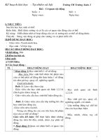 Giáo án Tự nhiên xã hội lớp 2 cả năm_CKTKN_Bộ 7