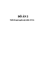 đồ án 2 mạch nguồn 12v 5a