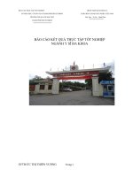 BÁO CÁO KẾT QUẢ THỰC TẬP TỐT NGHIỆP KHOA Y DƯỢC TRƯỜNG TRUNG CẤP ĐẠI VIỆT