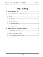 BÁO CÁO THỰC TẬP-hiện trạng phát triển của ngành Hồ tiêu Việt Nam