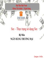 BÁO CÁO THỰC TẬP-Sec – Thực trạng sử dụng Sec