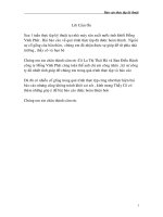 BÁO CÁO THỰC TẬP KỸ THUẬT TẠI NHÀ MÁY SẢN XUẤT NƯỚC TINH KHIẾT HỒNG VĨNH PHÁT