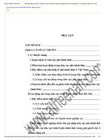 BÁO CÁO THỰC TẬP-Giải pháp nâng cao vai trò của khu vực phi chính thức trong giải quyết việc làm cho lao động nữ ở Hà Nội giai đoan 2011- 2015