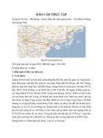 BÁO CÁO THỰC TẬP TUYẾN ĐI Hà Nội , Hải Phòng , Huyện Đầm Hà, tỉnh Quảng Ninh – Thị Trấn Cái Rồng, tỉnh Quảng Ninh