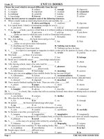 BÀI TẬP ANH LỚP 12 unit 11_C