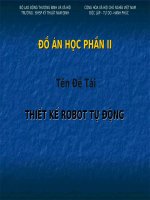BÁO CÁO THỰC TẬP-THIẾT KẾ ROBOT TỰ ĐỘNG
