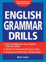 grammar drill - ngữ pháp và bài tập có đáp án