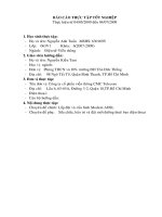 BÁO CÁO THỰC TẬP TỐT NGHIỆP-CÔNG TY CỔ PHẦN VIỄN THÔNG CMC TELECOM