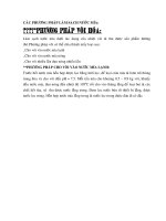 BÁO CÁO THỰC TẬP-CÁC PHƯƠNG PHÁP LÀM SẠCH NƯỚC MÁI-