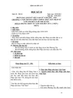 Giáo án lịch sử 8 theo chuẩn kiến thức kĩ năng