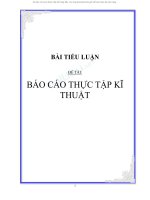 BÁO CÁO THỰC TẬP-BÁO CÁO THỰC TẬP KĨ THUẬT