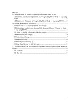 luận văn quản trị kinh doanh  Quản trị quá trình tổ chức sản xuất kinh doanh tại Công ty Cổ phần kỹ thuật và xây dựng HDBC.