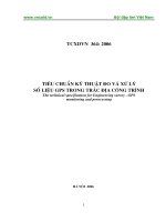 TIEUCHUAN DO VA XU LÝ GPS TRONG TRAC DIA CONG TRINH