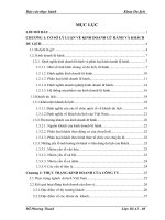 luận văn khách sạn du lịch Ảnh hưởng của khách du lịch trong kinh doanh du lịch của công ty du lịch Ngọc Châu Á