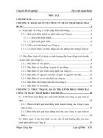 luận văn thạc sĩ quản trị kinmh doanh ''Hoàn thiện hoạt động quản trị kênh phân phối của Công ty Xuất nhập khẩu Hải Đăng