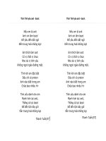 THƠ TÌNH HOÁ HỌC