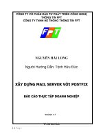 BÁO CÁO THỰC TẬP-XÂY DỰNG MAIL SERVER VỚI POSTFIX