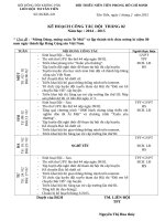 Kế hoạch hoạt động đội viên tháng 2 năm 2015