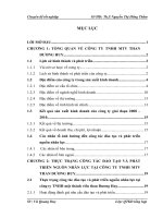 luận văn quản trị nhân lực ''Hoàn thiện công tác đào tạo và phát triển nguồn nhân lực tại công ty TNHH MTV than Dương Huy