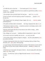 đề thi tiếng anh 3