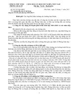 HD VỀ CÔNG TÁC TỔ CHỨC CÁN BỘ