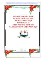 ĐỔI MỚI PHƯƠNG PHÁP VÀ HÌNH THỨC DẠY HỌC BÀI SOẠN TỔNG HỢP LỚP 2 TUẦN  11 THEO PHƯƠNG PHÁP MỚI VÀ THEO CHUẨN KTKN MÔN HỌC