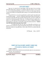 BÀI BÁO CÁO THỰC TẬP-Thiết kế mạch điều khiển nhiệt độ ứng dụng trong lò nhiệt