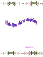 Hình động trang trí chủ đề dung cụ nhà và văn phòng