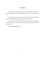 Báo cáo thực tập tổng hợp của Công ty khoá Minh Khai