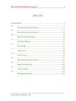 KỂ CHUYỆN VỀ KL